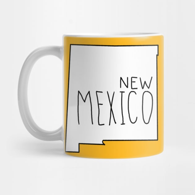 The State of New Mexico - Blank Outline by loudestkitten